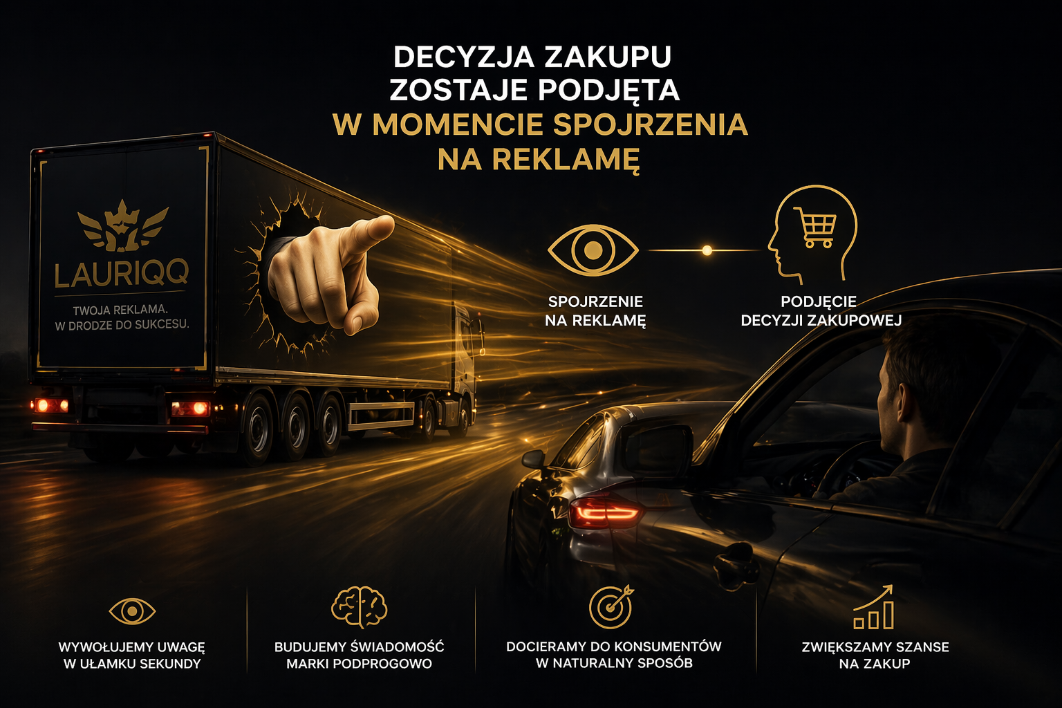 Moment spojrzenia na reklamę wpływa na decyzję zakupu